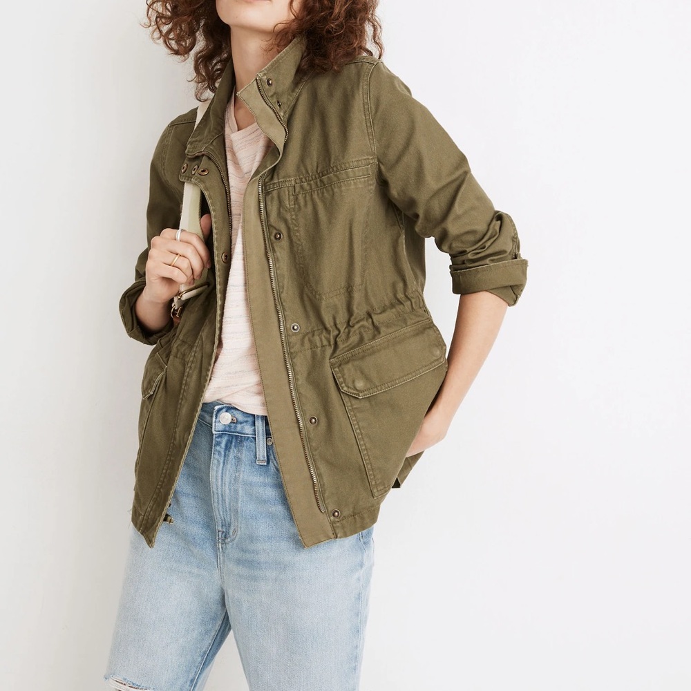 Madewell Olive Green Utility Jacket